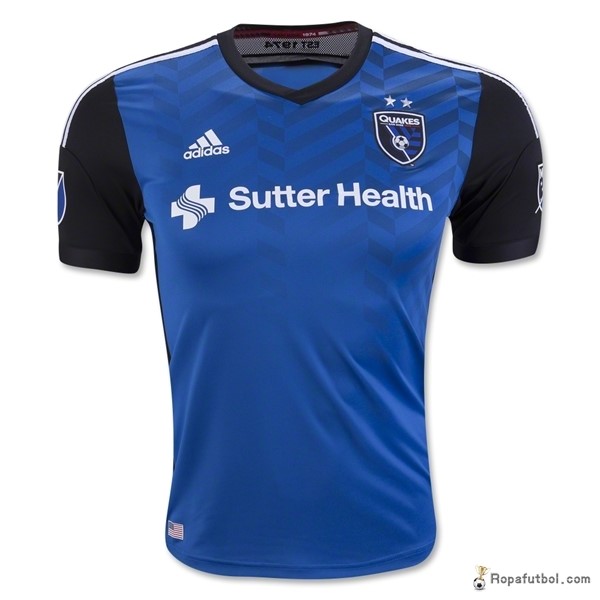 Camiseta San Jose Earthquakes Replica Primera Ropa 2016/17 Azul